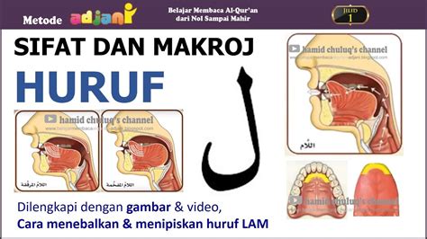 Makhroj Dan Sifat Huruf Lam Cara Tebal Dan Tipis Youtube