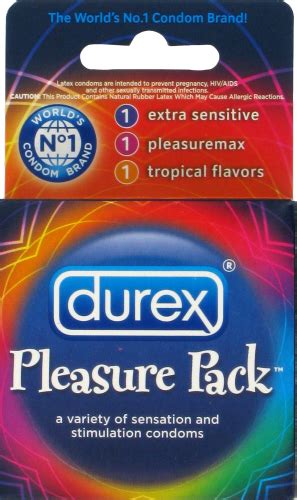 Durex Pleasure Pack Condoms, 3 ct - Ralphs