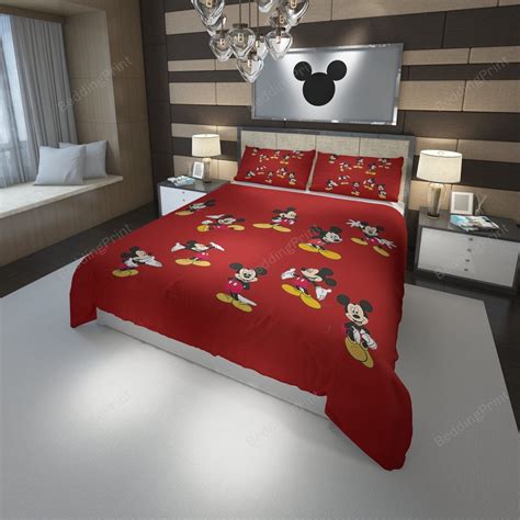 Mickey Mouse Duvet Cover Bedding Set Please Note This Is A Duvet