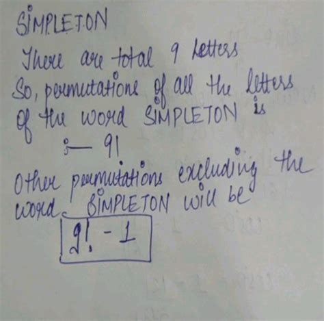 Determine The Number Of Permutations Of The Letters Of The Word