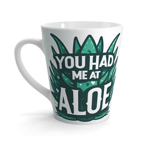 Aloe Vera Mug You Had Me At Aloe Pun Cup For Plant Lovers Botanical