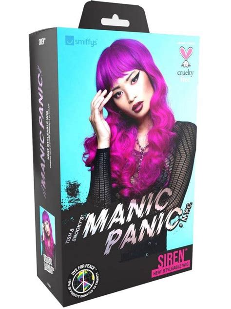 Manic Panic Siren Fuchsia Passion Heat Styleable Wig Shop Fortune Costumes