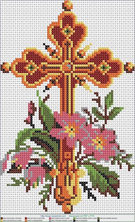 Crucifijo En Punto De Cruz Cross Stitch Patterns Punto De Cruz