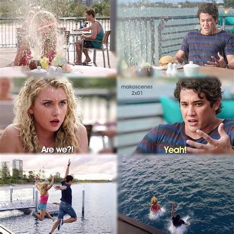 Mako Mermaids Ondina And Zac Mako Mermaids H2o Mermaids Mermaid Photography