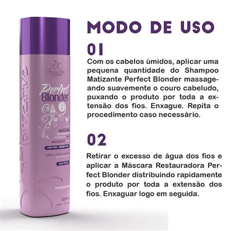 Mascara Matizante Para Loiras Perfect Blonder 300ml Floractive Shop