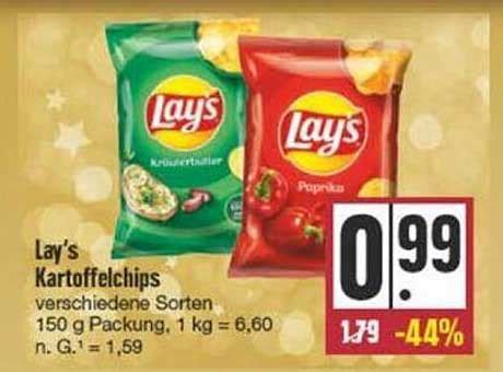 Lay S Kartoffelchips Angebot Bei Edeka Prospekte De