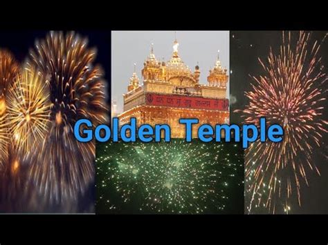 Today Diwali In Golden Temple Amritsar Night View Harmandir Sahib