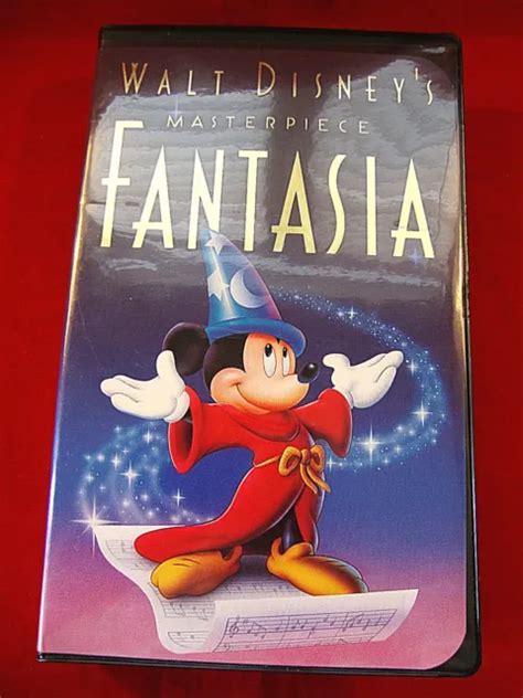 FANTASIA WALT DISNEY S MASTERPIECE VHS Tape 1991 W Proof Of Purchase