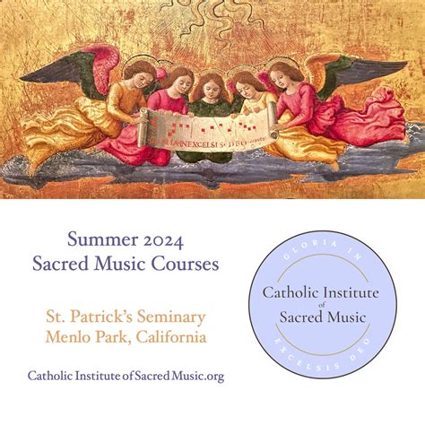 Summer Courses | Catholic Institute of Sacred Music