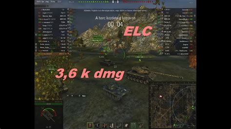 World Of Tanks Amx Elc Bis 3600 Dmg 4 Kill Youtube