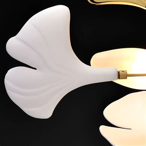 Gingko Chandelier B In 2023 Chandelier Gingko Light Sculpture