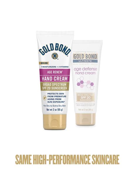 Anti-Aging Hand Cream with SPF 20 | Gold Bond® | Hand cream, Extra dry ...