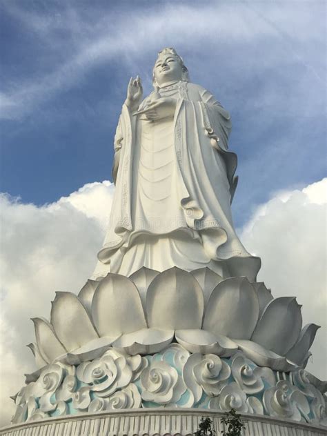 Danang Guan Yin Statue stock image. Image of statue - 107163021