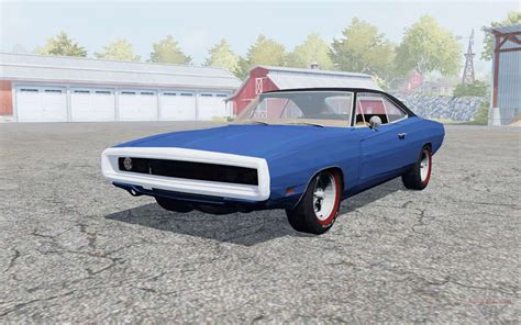 Dodge Charger Rt Xs Klein Blue For Farming Simulator