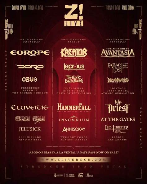 Z Live Rock Fest Ltimas Incorporaciones Y Cartel Por D As