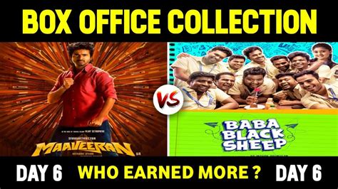 Maaveeran Vs Baba Black Sheep Days Box Office Collection