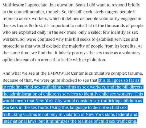 Peter Nooski On Twitter A Nyc Sex Worker Opportunity Bill Concerning Individuals Who