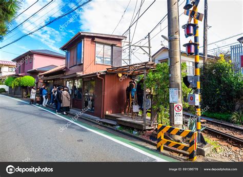 Kanagawa November People Waiting Enter Yoridokoro Cafe Traditional