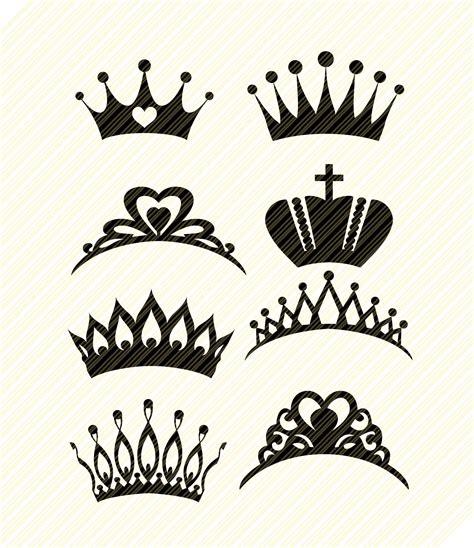 Crown Svg Princess Crown Svg Queen Crown Svg King Crown Svg Crown