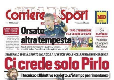 Prima Pagina Corriere Dello Sport Orsato Altra Tempesta