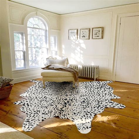 Faux Leopard Rug | Shaggy White – Tumbleweed-USA