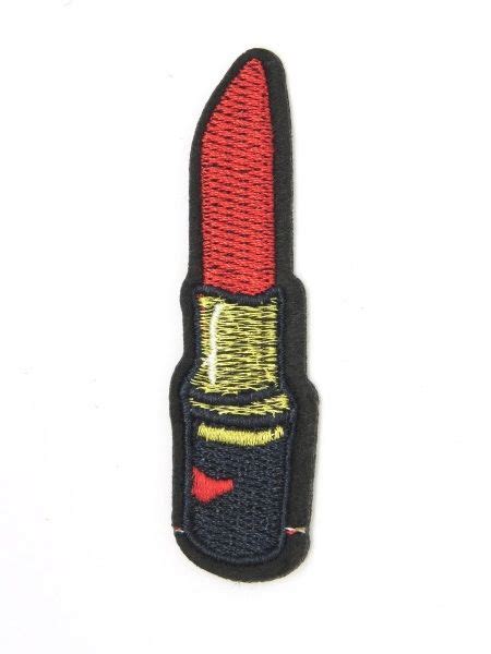 Patch Thermocollant Baton de Rouge à Lèvres 69 mm Patch thermocollant