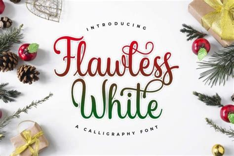 Flawless White Font By Doehantz Studio Creative Fabrica