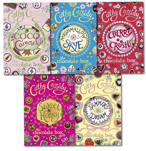 Chocolate Box Girls Collection Cathy Cassidy 5 Books Set Sweet Honey Cherry Crush Marshmallow