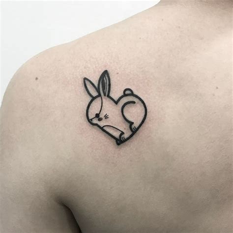 Hugotattooer Bunny Tattoo Small Bunny Tattoos Rabbit Tattoos