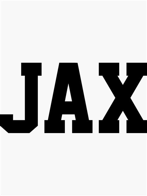 Jax Jacksonville Sticker For Sale By Lpaynew Redbubble