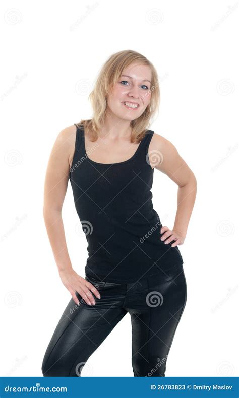 Cheerful Blonde Stock Image Image Of Caucasian Clothing 26783823