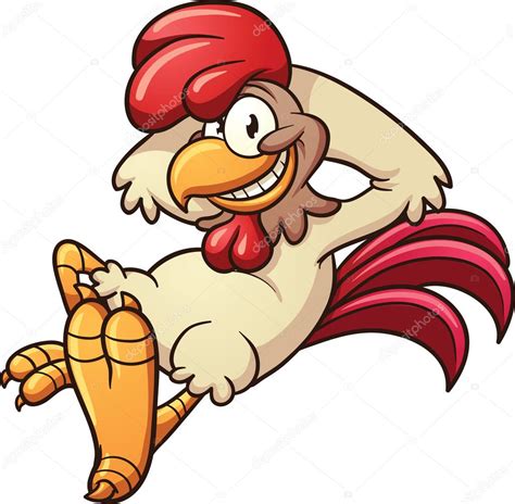 Funny Rooster Cartoon - Viewing Gallery