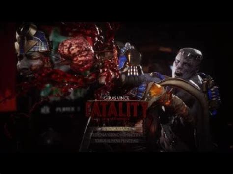 Mortal Kombat 11 Tutte Le FATALITY Di Geras ITA YouTube