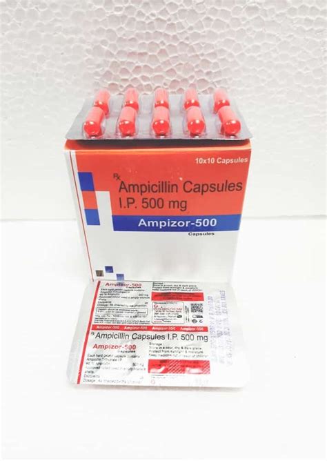 Ampizor Ampicillin Capsules Mg Manufacturer Medcure Pharma