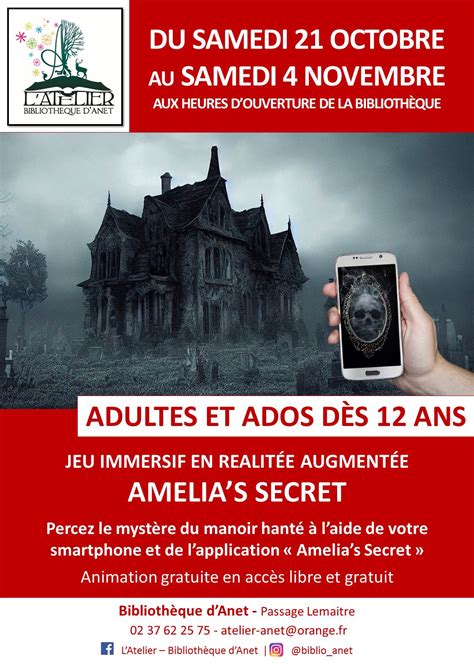 Aventure en réalité augmentée Amelias Secret Office de Tourisme