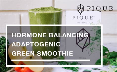 Hormone Balancing Adaptogenic Green Smoothie The Flow By Pique