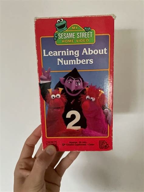 Sesame Street Vhs Tape My Sesame Street Home Video Learning