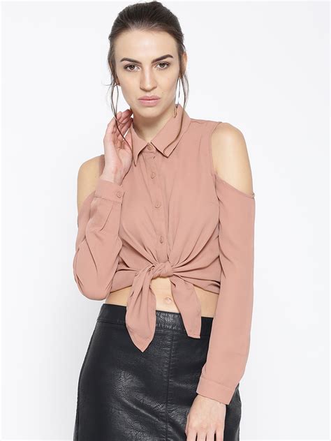 Buy Forever 21 Women Pink Solid Casual Shirt Shirts For Women 2119524