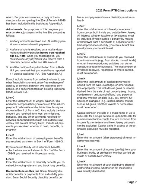 Download Instructions For Form Ptr 2 Senior Freeze Property Tax