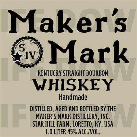 Makers Mark Svg Etsy