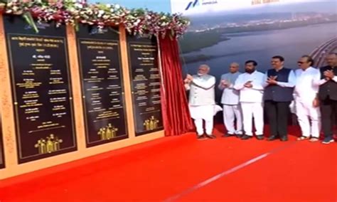 Pm Modi Inaugurates India S Longest Sea Bridge Atal Setu In Mumbai