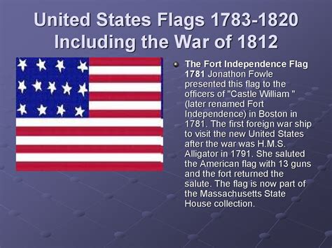 A History Of The United States Through Its Flags Online Presentation