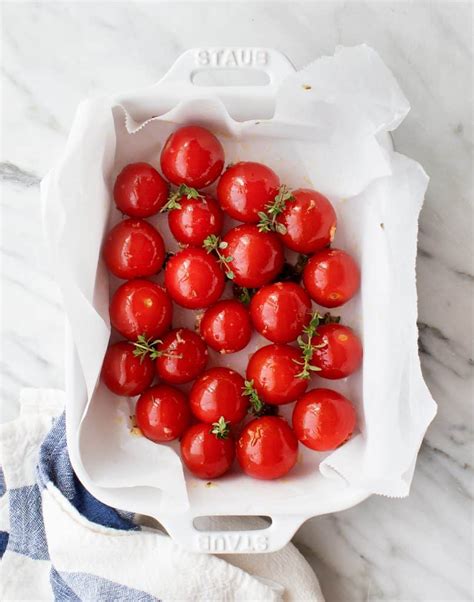 Charred Cherry Tomatoes Recipe Love And Lemons