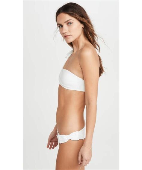 Zimmermann Zimmermann Peggy Bow One Shoulder Bikini Set Wear