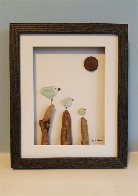 Pin By Leslie Dicken On Collageassemblage Sea Glass Art Diy Sea Glass Crafts Sea Glass Art