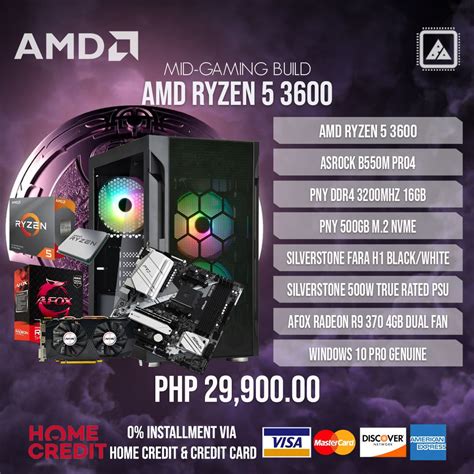 Amd Ryzen 5 3600 Mid Gaming Build V 2 Bluearm Computer Store