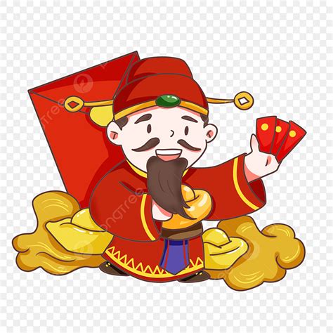 God Of Wealth Png Picture New Years God Of Wealth Sends Red Envelopes