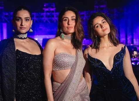 Kareena Kapoor Khan Alia Bhatt Sonam Kapoor Ahuja Bond At Anant