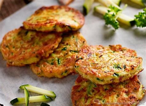 Placki Z Cukini Recipe Veggie Fritters Veggie Recipes Food