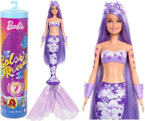 Barbie Kolorowa Niespodzianka Lalka Syrenka Syrena Mattel Color Reveal